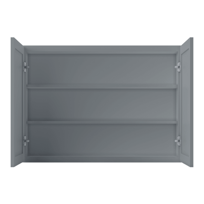 Wall Kitchen Cabinet W4230 Colonial Gray LessCare 42 in. width 30 in. height 12 in. depth