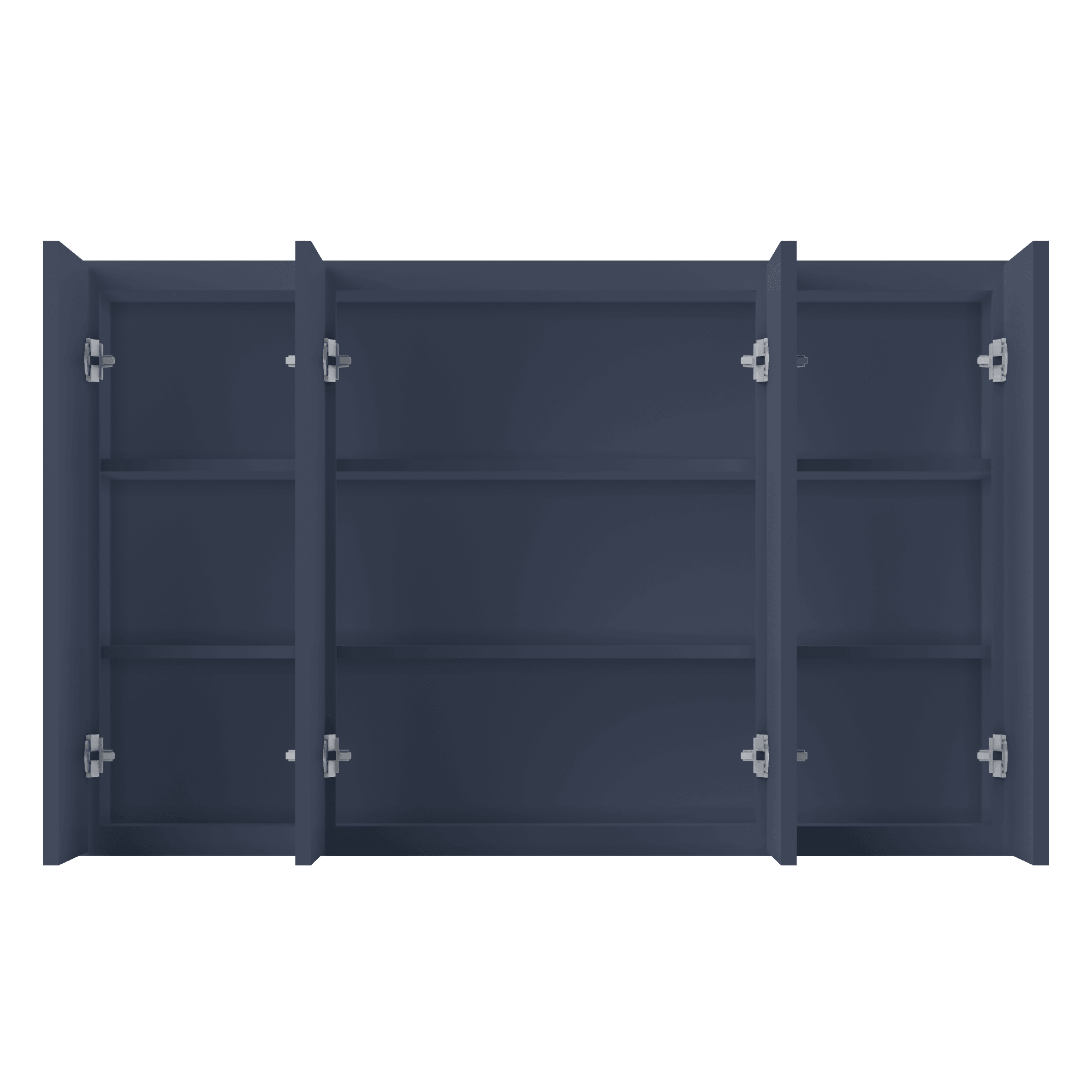 Wall Kitchen Cabinet W4830 Danbury Blue LessCare 48 in. width 30 in. height 12 in. depth