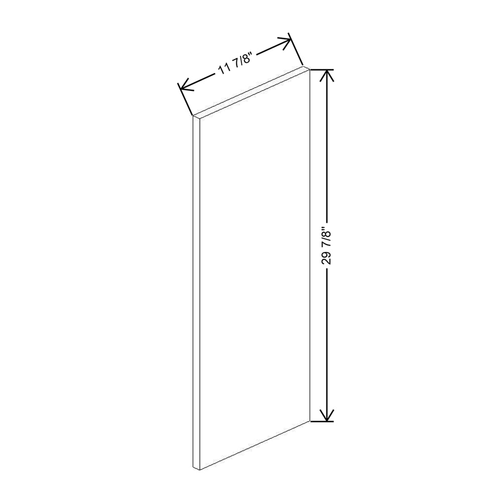 CNC Classic Broadway Driftwood 12" W X 30" H Decorative End