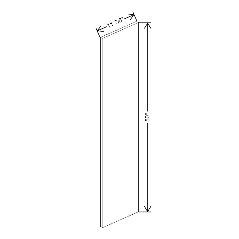 CNC Classic Broadway Driftwood 12" W X 49" H Decorative End