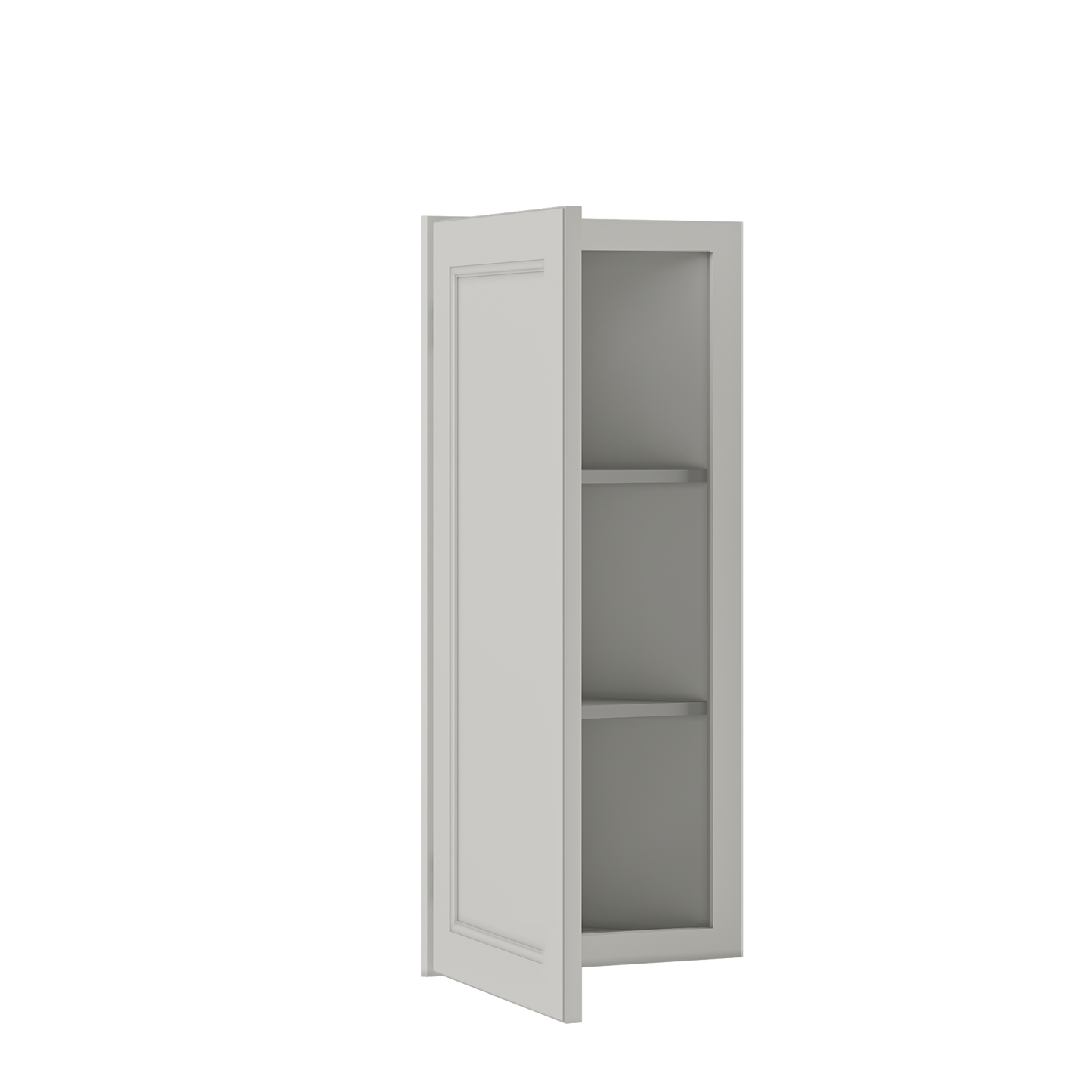 Wall End Kitchen Cabinet WEC1236 Milan Pearl 12 in. width 36 in. height 12 in. depth