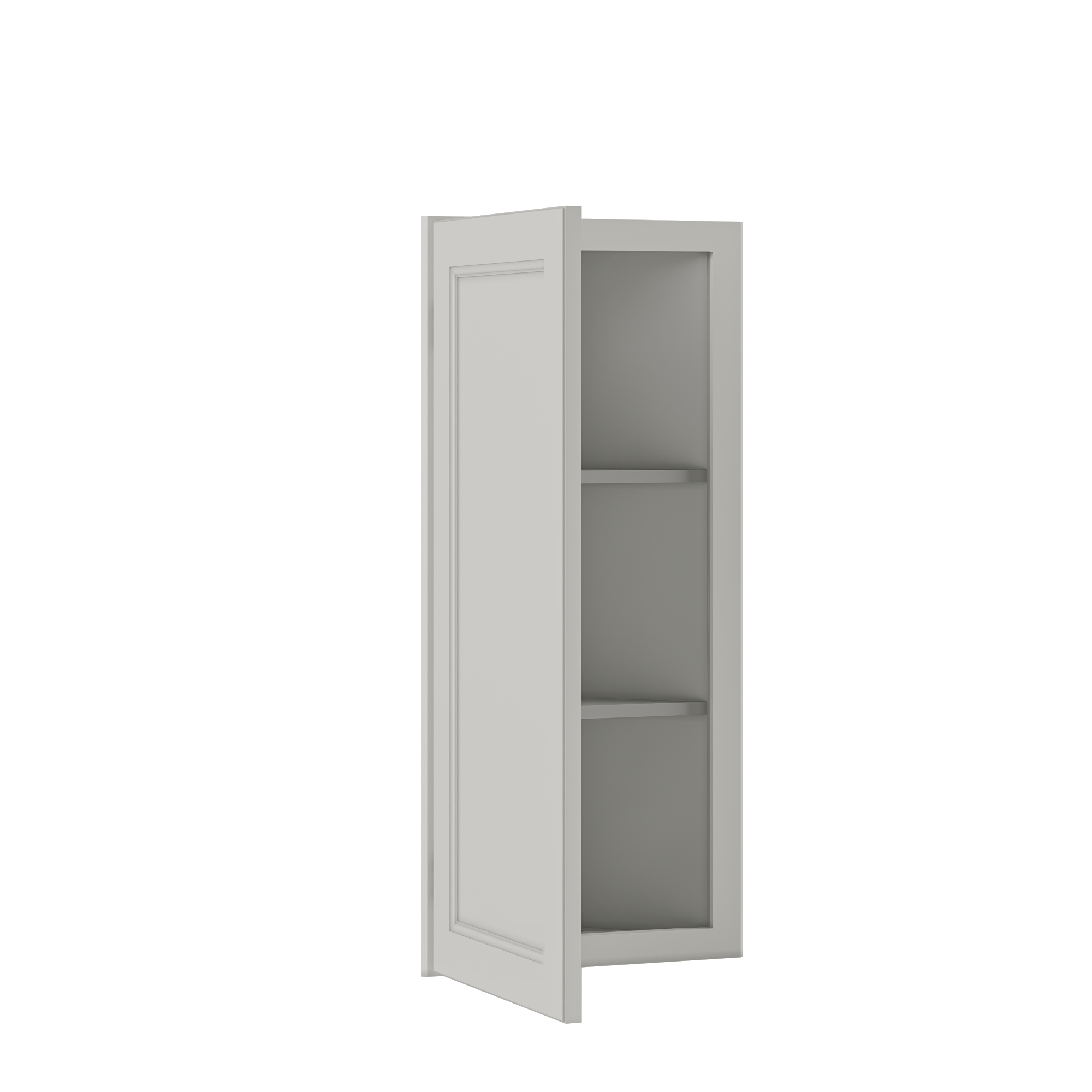 Wall End Kitchen Cabinet WEC1236 Milan Pearl 12 in. width 36 in. height 12 in. depth