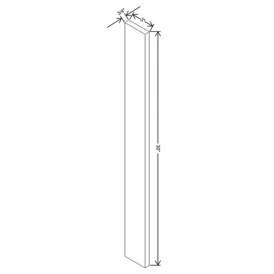 J&K Butterscotch B8 Wall Filler 3" W x 30" H