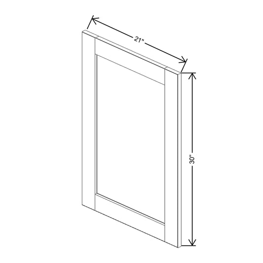 J&K Java Coffee S1 Dummy Insert Door Panel 21" W x 30" H