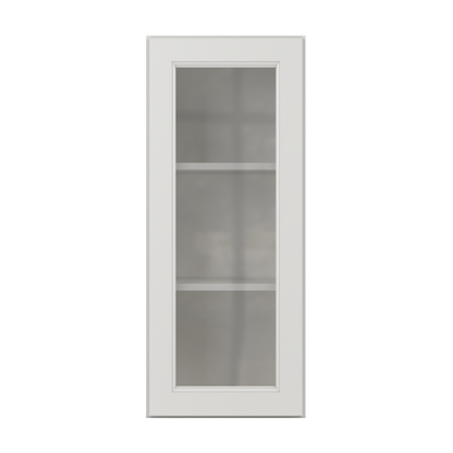 Mullion Door Wall Kitchen Cabinet WMD1536 Milan Pearl 15 in. width 36 in. height 12 in. depth