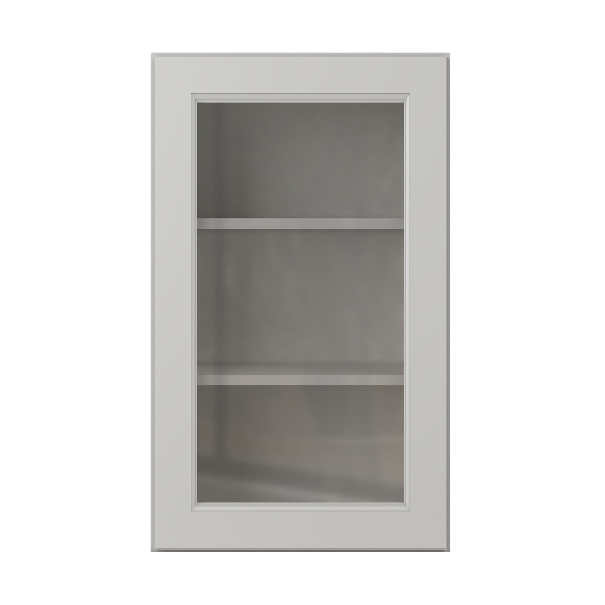 Mullion Door Wall Kitchen Cabinet WMD1830 Milan Pearl 18 in. width 30 in. height 12 in. depth