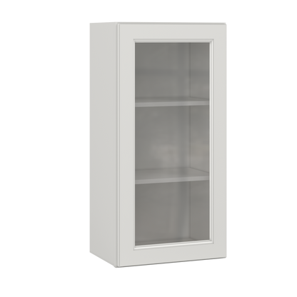 Mullion Door Wall Kitchen Cabinet WMD1836 Milan Pearl 18 in. width 36 in. height 12 in. depth