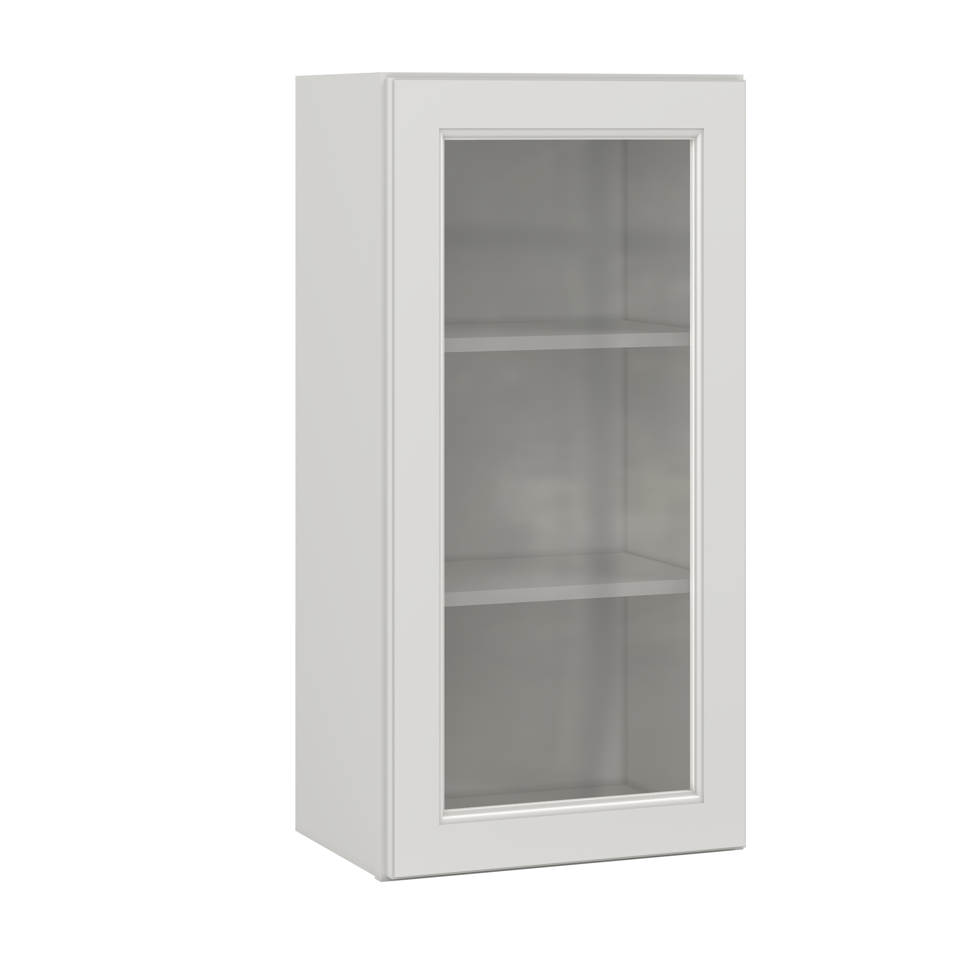 Mullion Door Wall Kitchen Cabinet WMD1836 Milan Pearl 18 in. width 36 in. height 12 in. depth