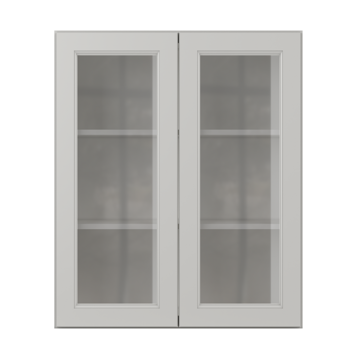 Mullion Door Wall Kitchen Cabinet WMD3036 Milan Pearl 30 in. width 36 in. height 12 in. depth