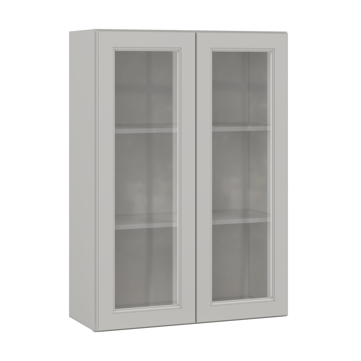 Mullion Door Wall Kitchen Cabinet WMD3042 Milan Pearl 30 in. width 42 in. height 12 in. depth