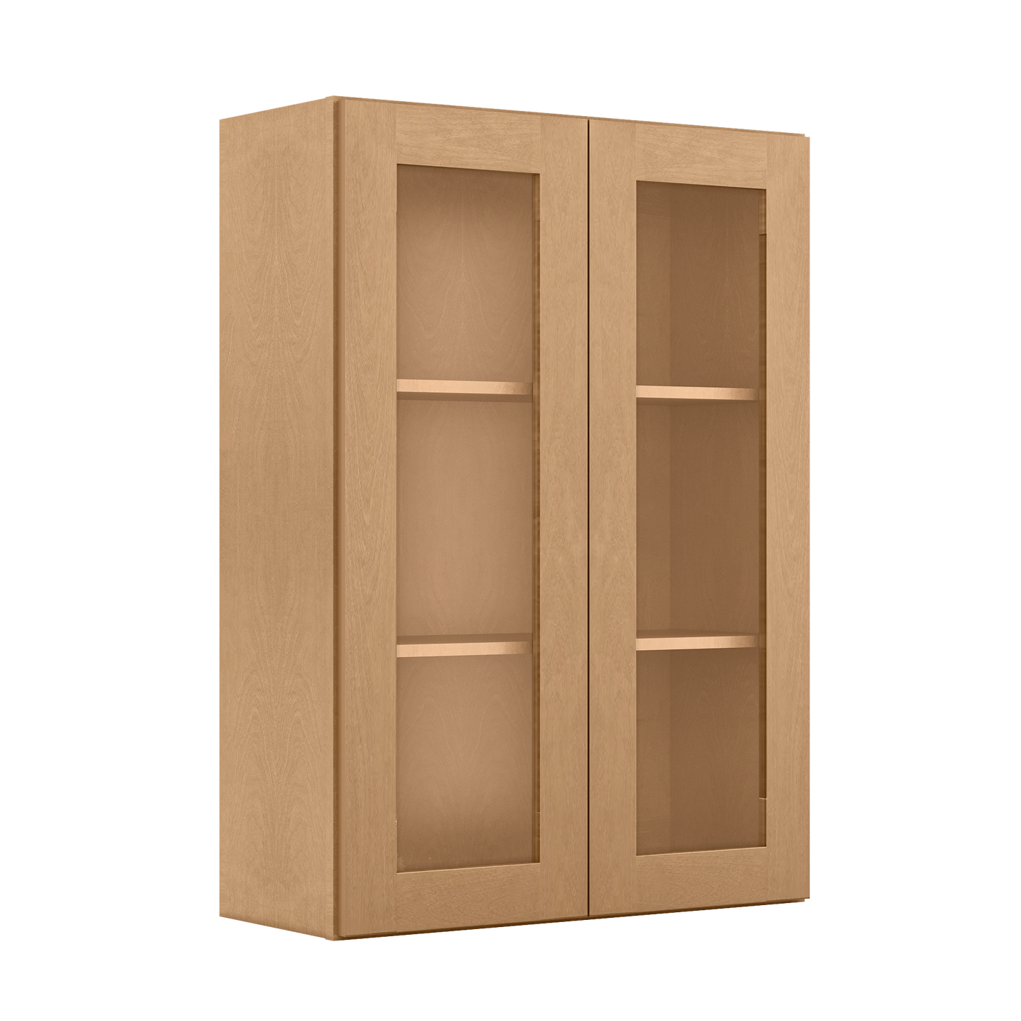 Mullion Door Wall Kitchen Cabinet WMD3042 Shaker Toffee 30 in. width 42 in. height 12 in. depth