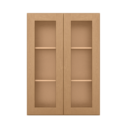 Mullion Door Wall Kitchen Cabinet WMD3042 Shaker Toffee 30 in. width 42 in. height 12 in. depth