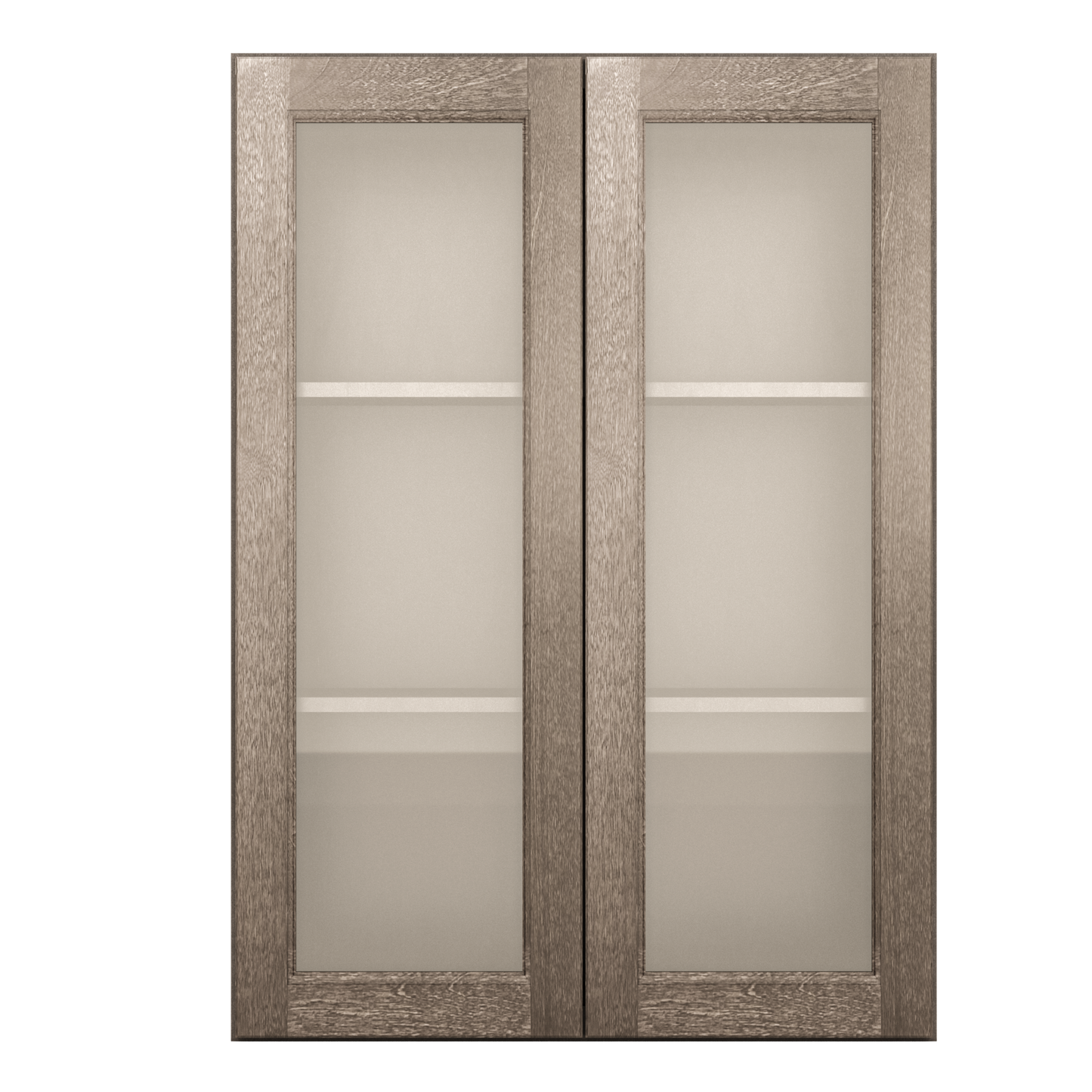 Mullion Door Wall Kitchen Cabinet WMD3042 Milan Slate 30 in. width 42 in. height 12 in. depth