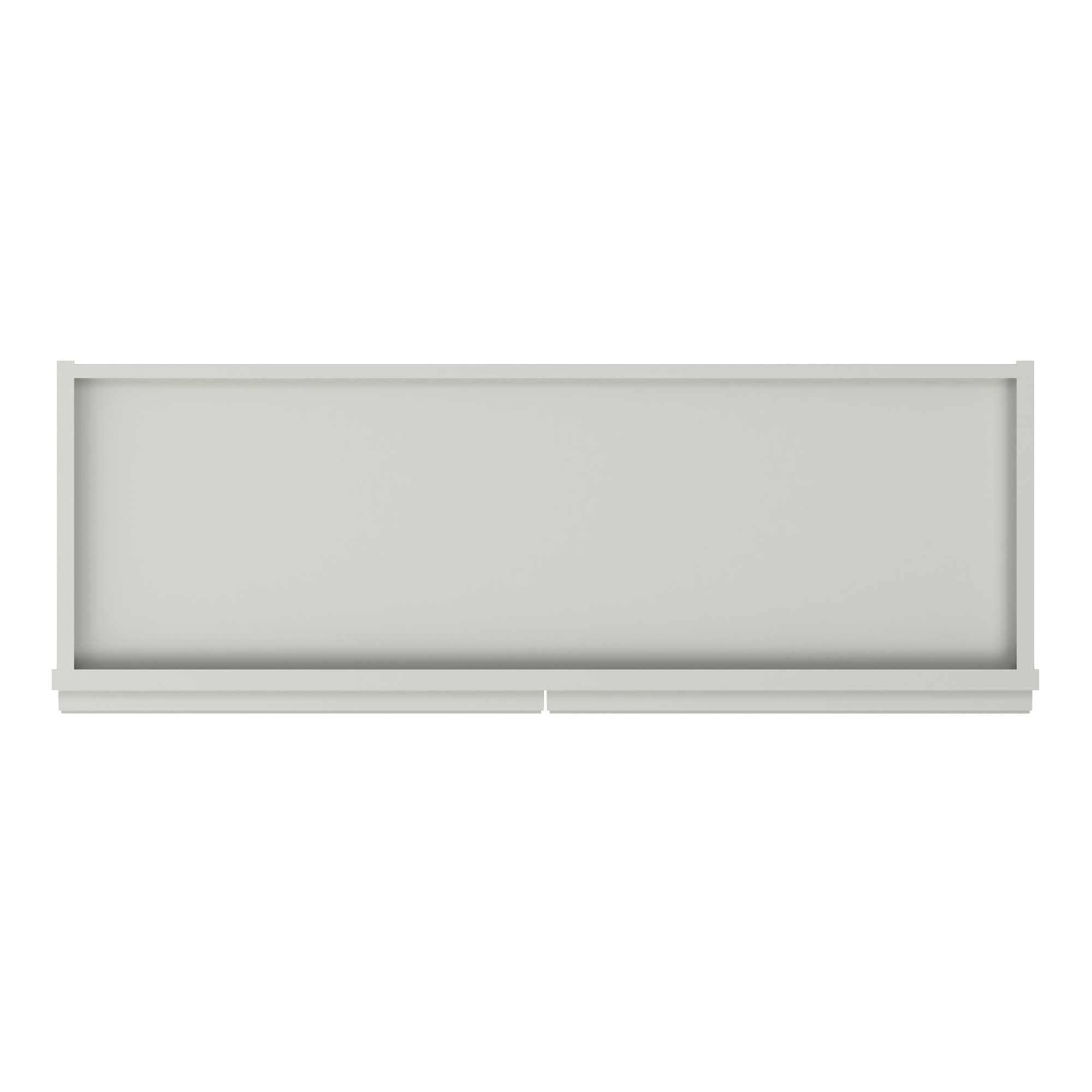 Mullion Door Wall Kitchen Cabinet WMD3630 Milan Pearl 36 in. width 30 in. height 12 in. depth