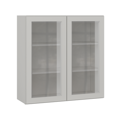 Mullion Door Wall Kitchen Cabinet WMD3636 Milan Pearl 36 in. width 36 in. height 12 in. depth