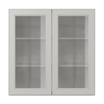 Mullion Door Wall Kitchen Cabinet WMD3636 Milan Pearl 36 in. width 36 in. height 12 in. depth