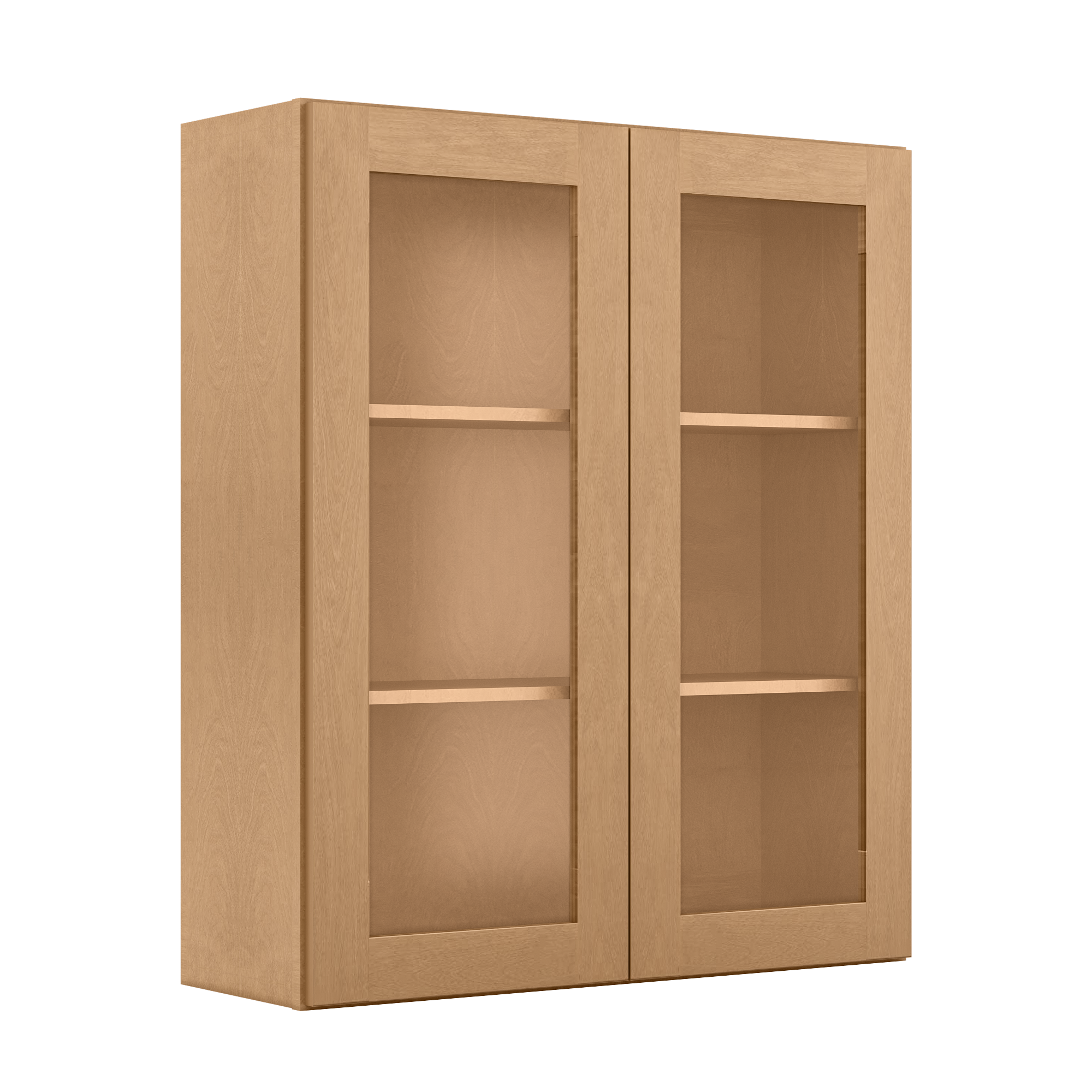 Mullion Door Wall Kitchen Cabinet WMD3642 Shaker Toffee 36 in. width 42 in. height 12 in. depth