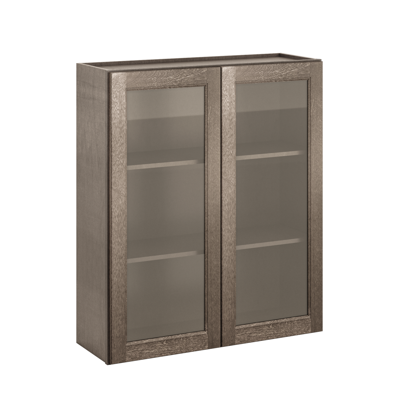 Mullion Door Wall Kitchen Cabinet WMD3642 Milan Slate 36 in. width 42 in. height 12 in. depth