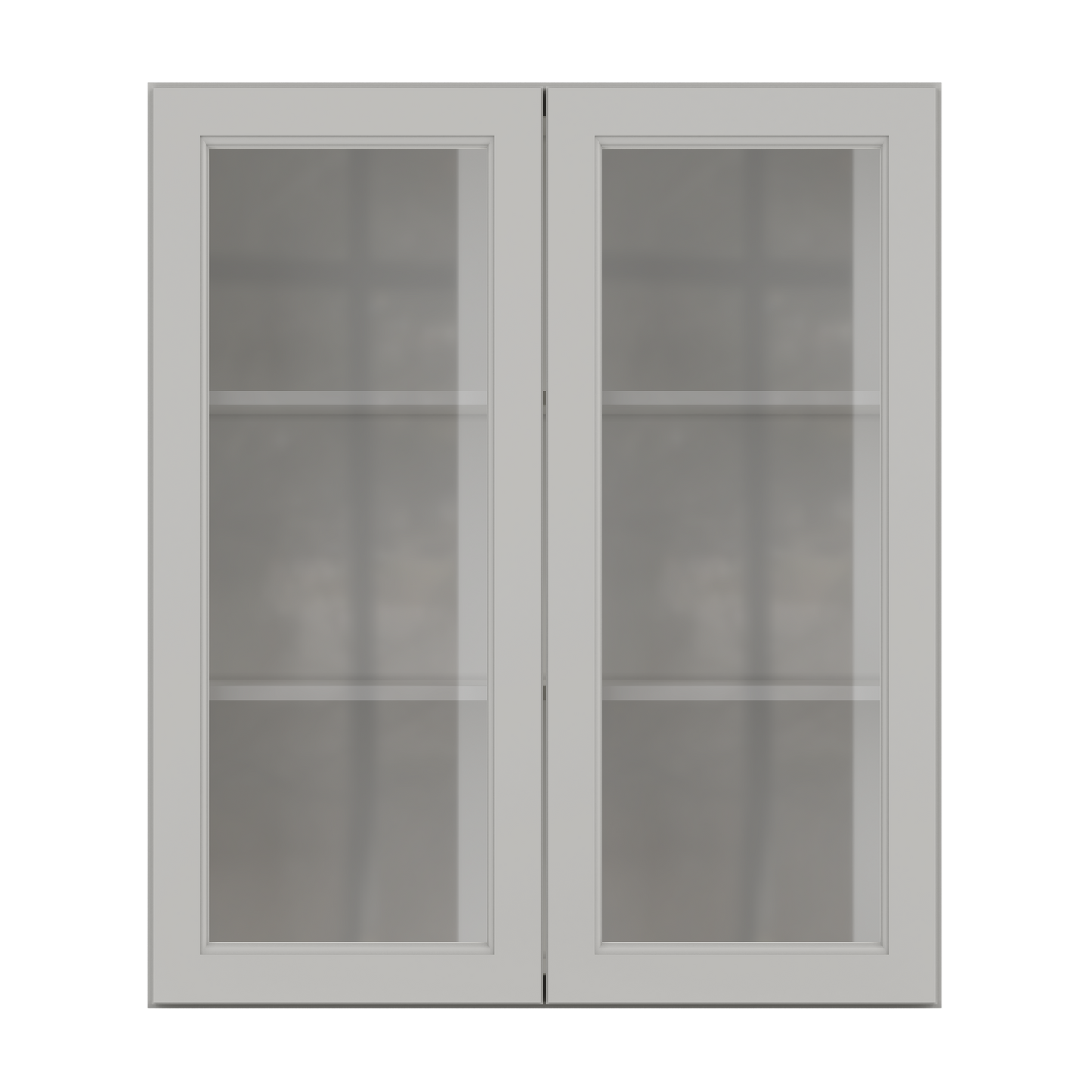 Mullion Door Wall Kitchen Cabinet WMD3642 Milan Pearl 36 in. width 42 in. height 12 in. depth