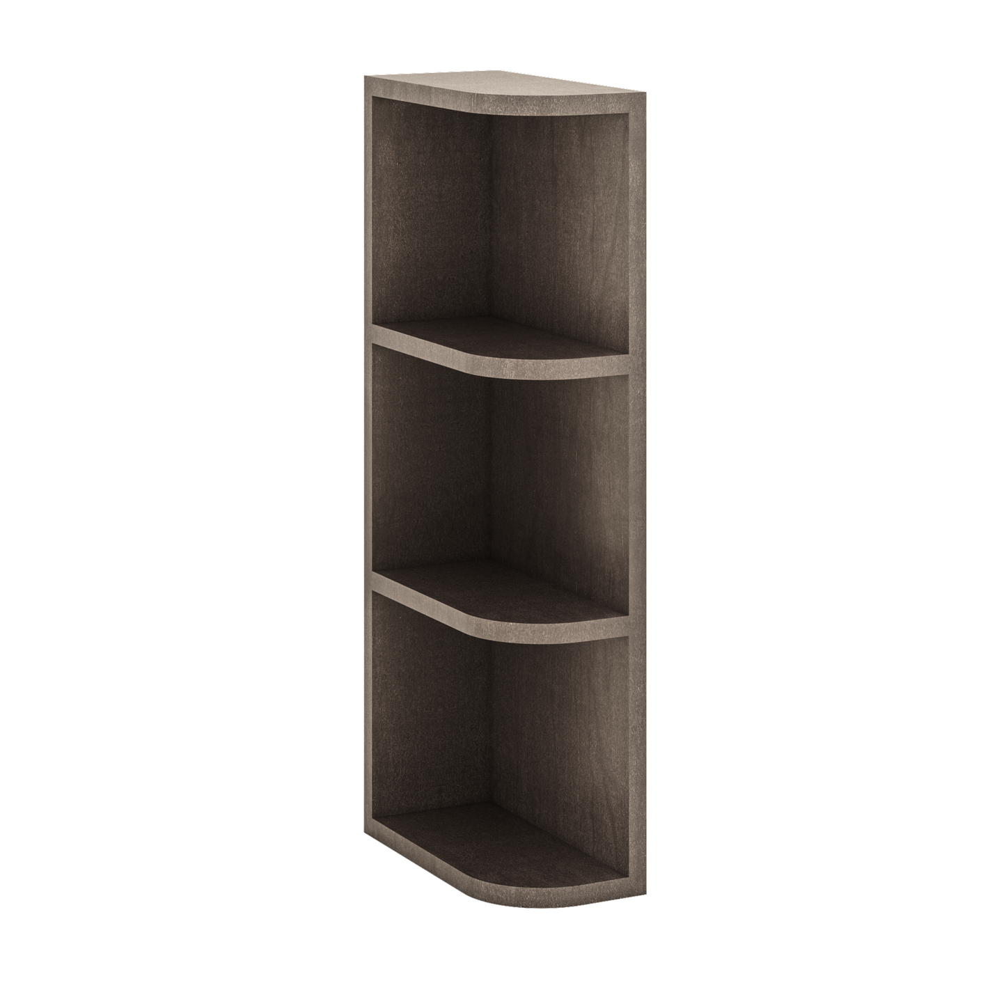 What-Not-Shelf Kitchen Cabinet WN630 Milan Slate 6 in. width 30 in. height 12 in. depth