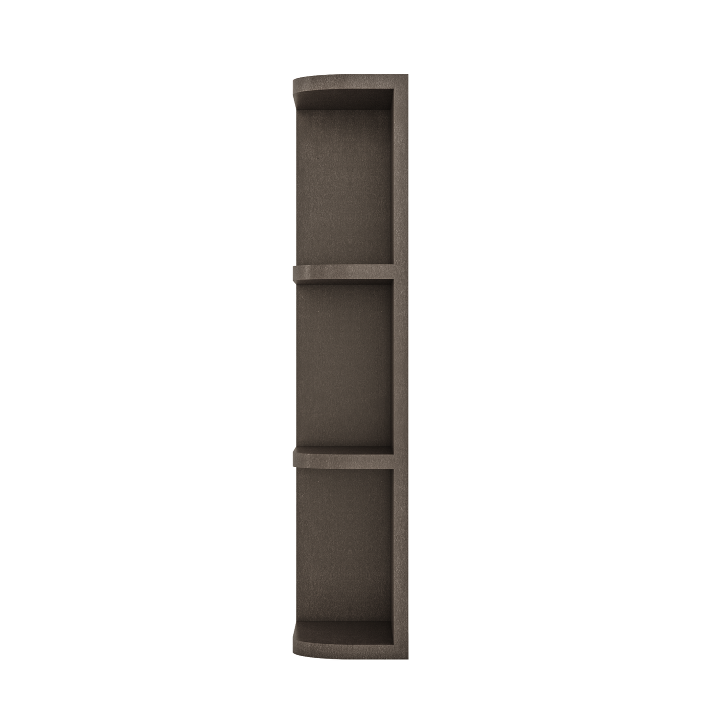 What-Not-Shelf Kitchen Cabinet WN630 Milan Slate 6 in. width 30 in. height 12 in. depth