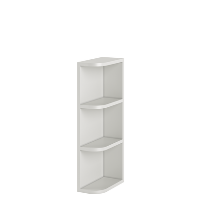 What-Not-Shelf Kitchen Cabinet WN630 Milan Pearl 6 in. width 30 in. height 12 in. depth