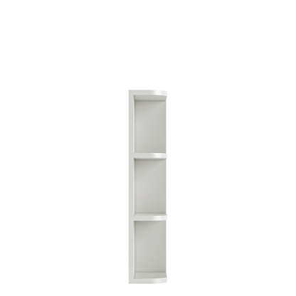 What-Not-Shelf Kitchen Cabinet WN630 Milan Pearl 6 in. width 30 in. height 12 in. depth