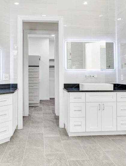 White Shaker Vanities