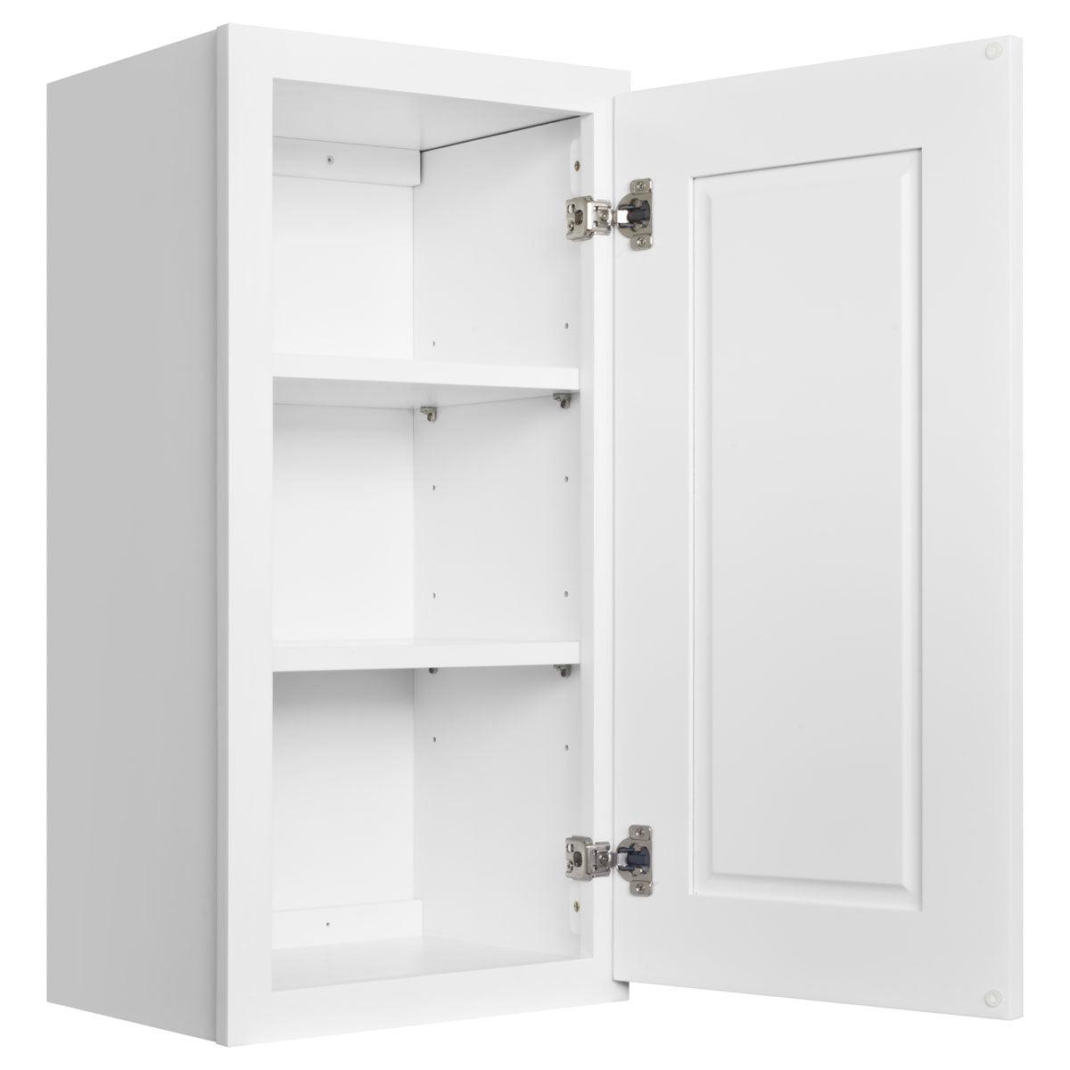 Wall End Kitchen Cabinet WEC1236 Alpina White LessCare 12 in. width 36 in. height 12 in. depth