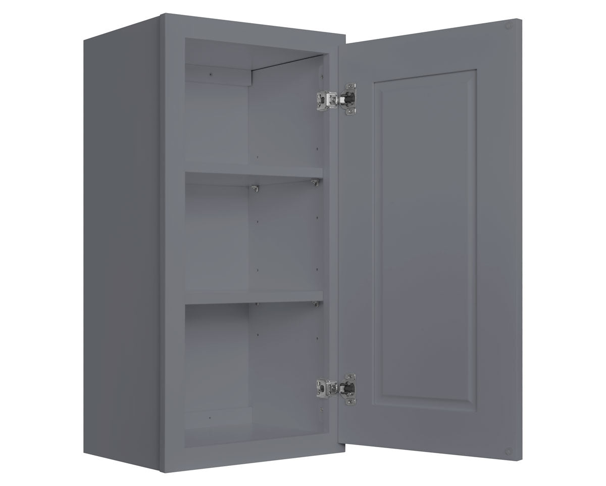 Wall Kitchen Cabinet W3312 Colonial Gray LessCare 33 in. width 12 in. height 12 in. depth