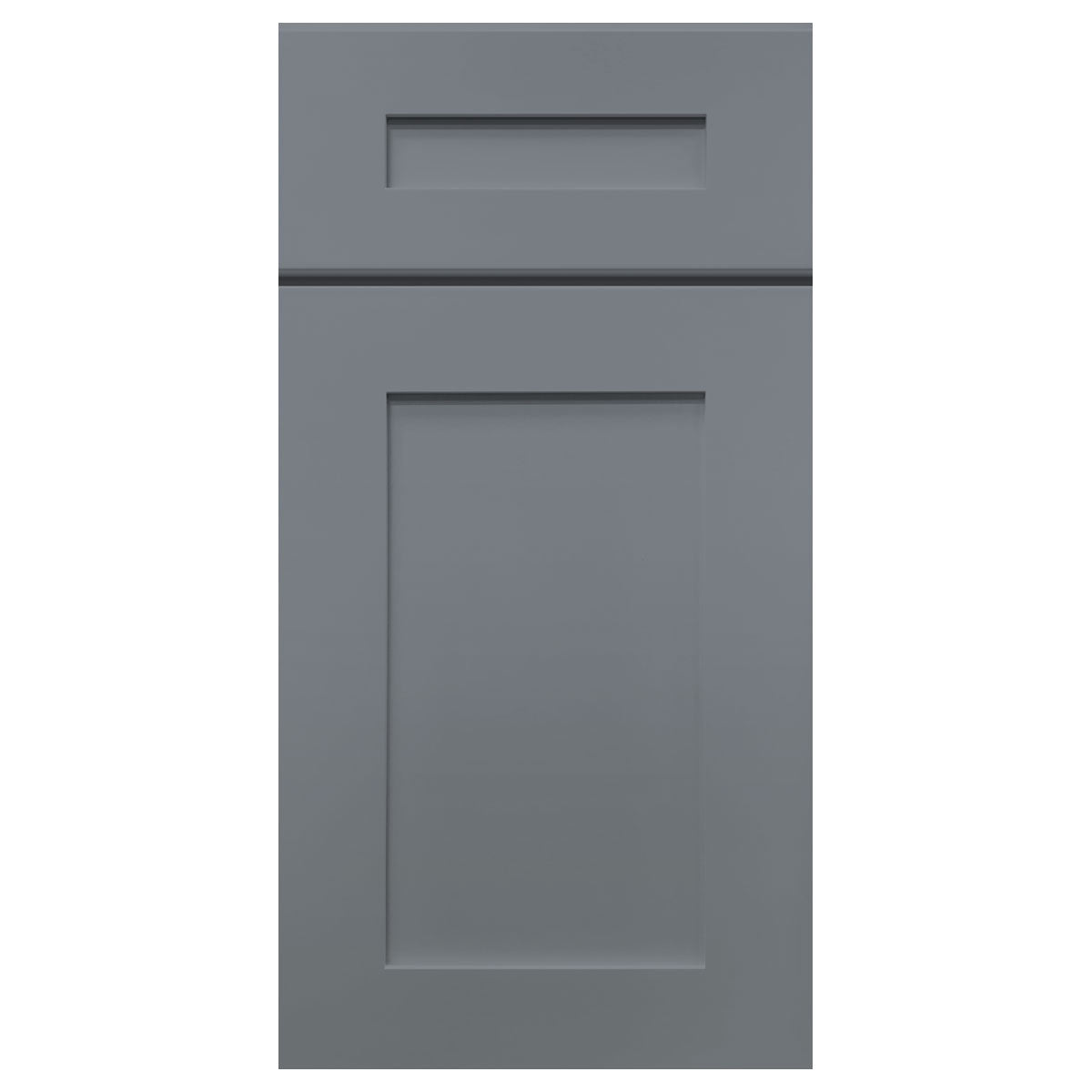 Farmhouse Sink Base 30" Wide Gray Shaker Cabinet