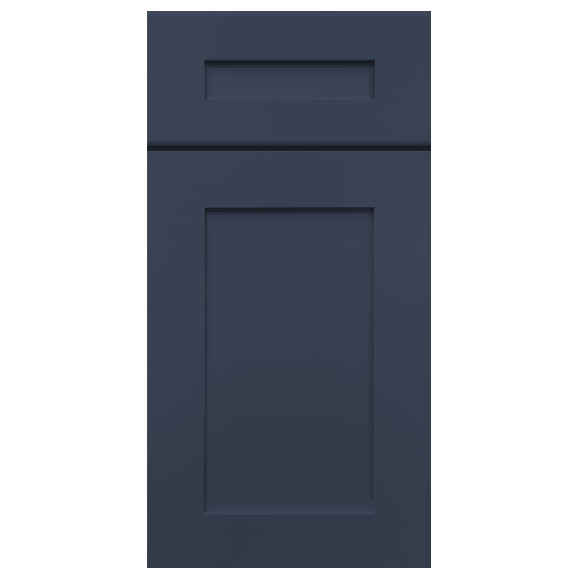 Base Kitchen Cabinet B21 Danbury Blue LessCare 21 in. width 34.5 in. height 24 in. depth