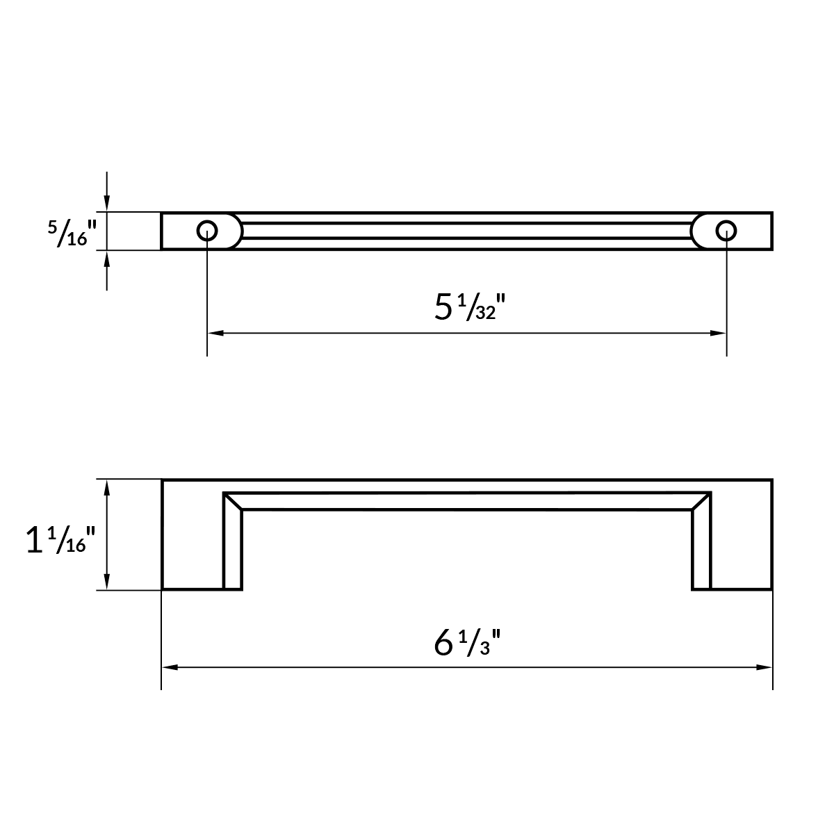 6" Brushed Nickel Cabinet Pull H8372-128BN