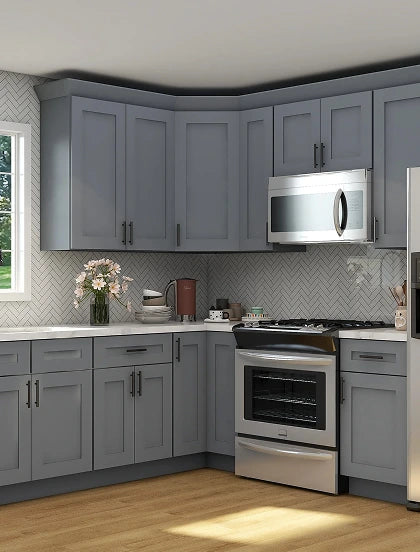 Gray Shaker Cabinets