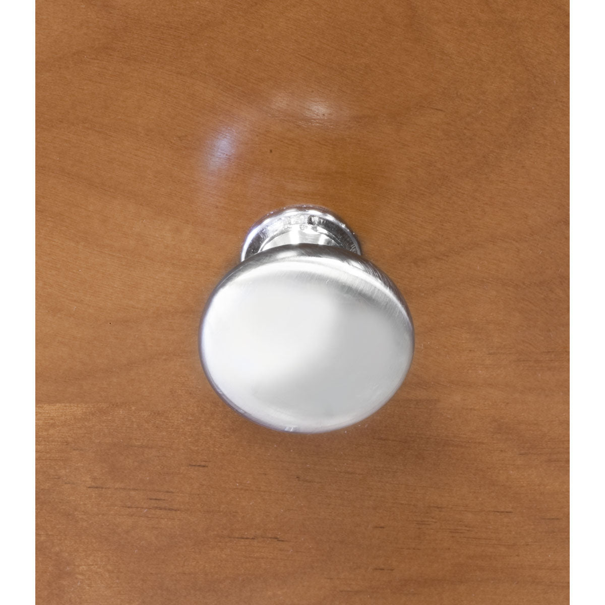 1.25"W Brushed Nickel Knob Door/Drawer Pull P-12