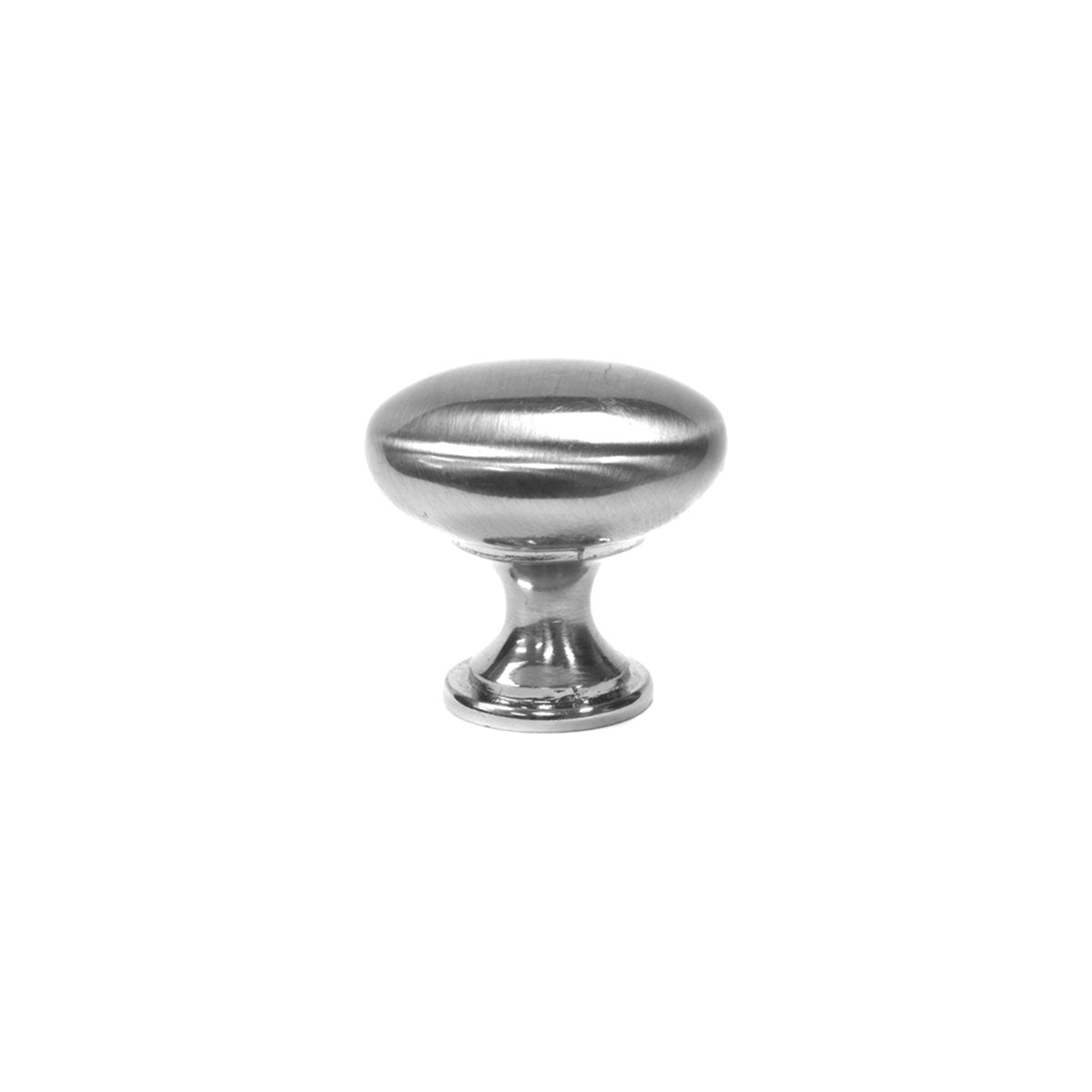 1.25"W Brushed Nickel Knob Door/Drawer Pull P-12