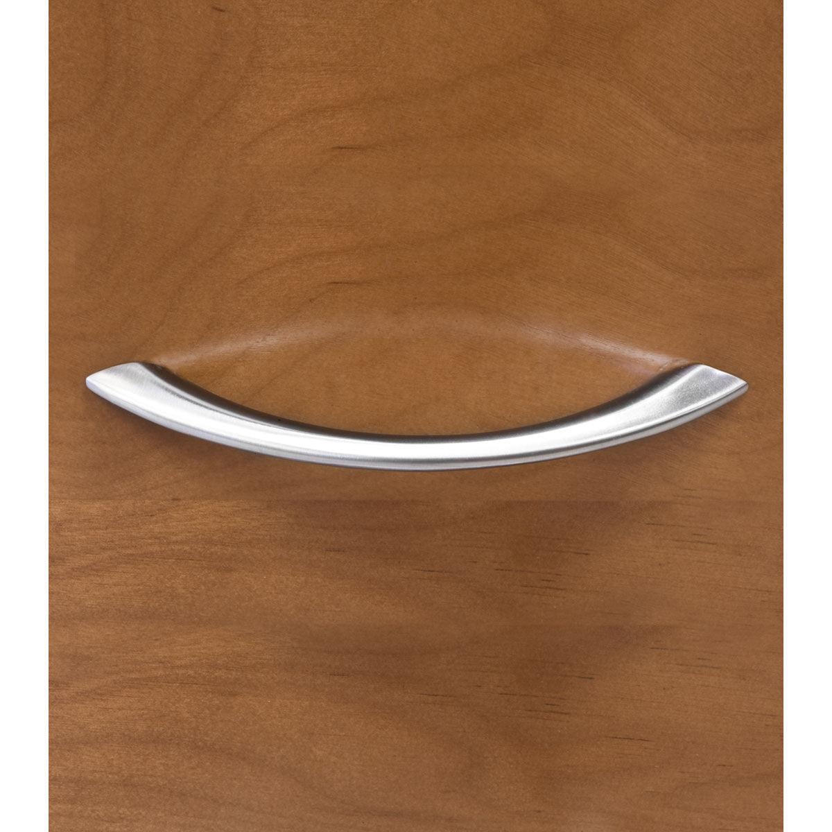 4.375"W Brushed Nickel Door/Drawer Pull P-2