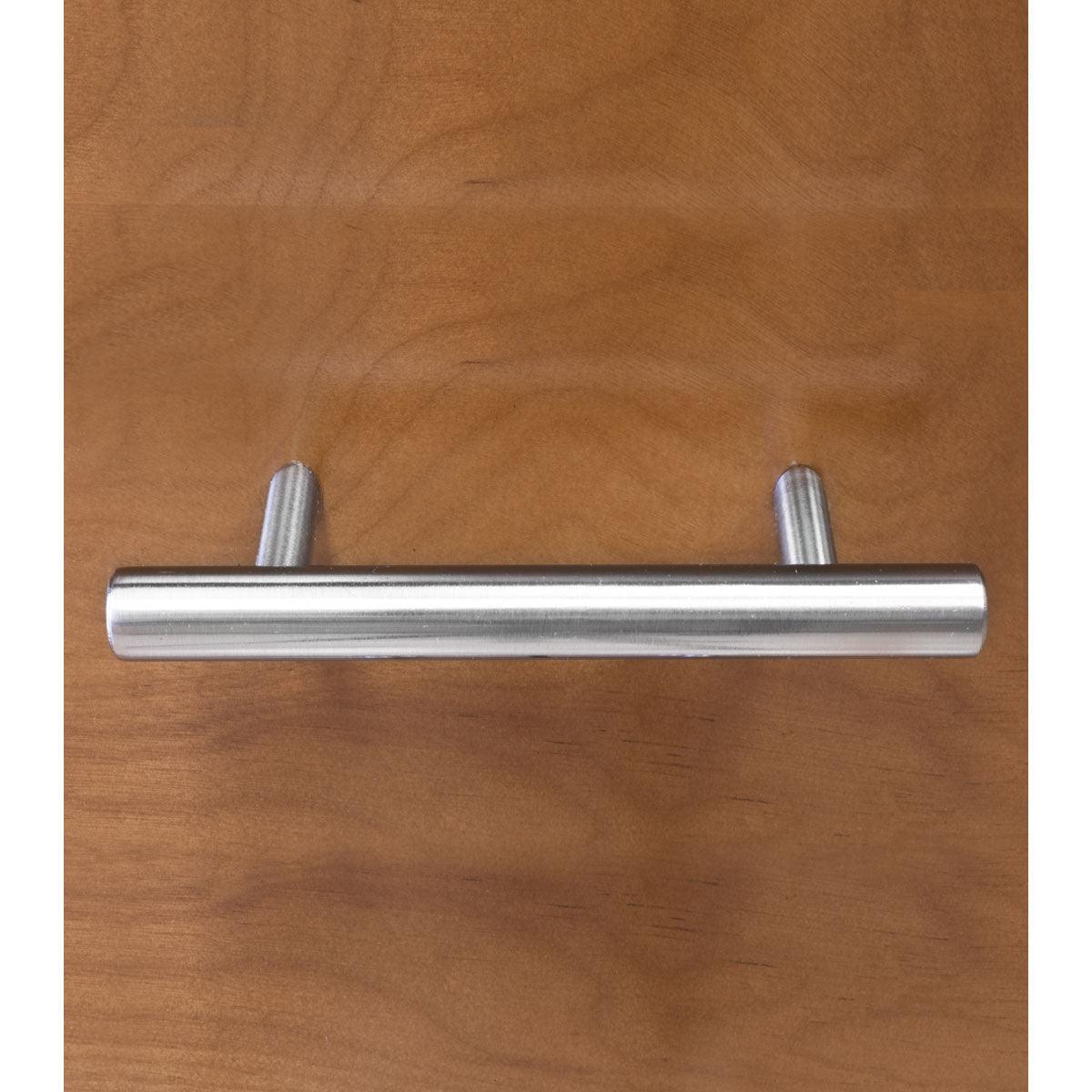 6"W Brushed Nickel Bar Door/Drawer Pull P-8