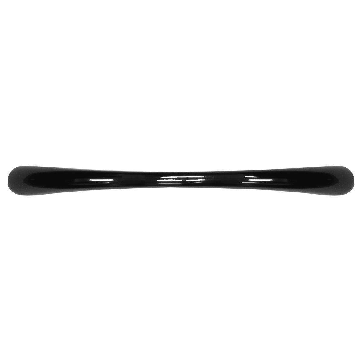 4.375"W Black Gloss Door/Drawer Pull P-9