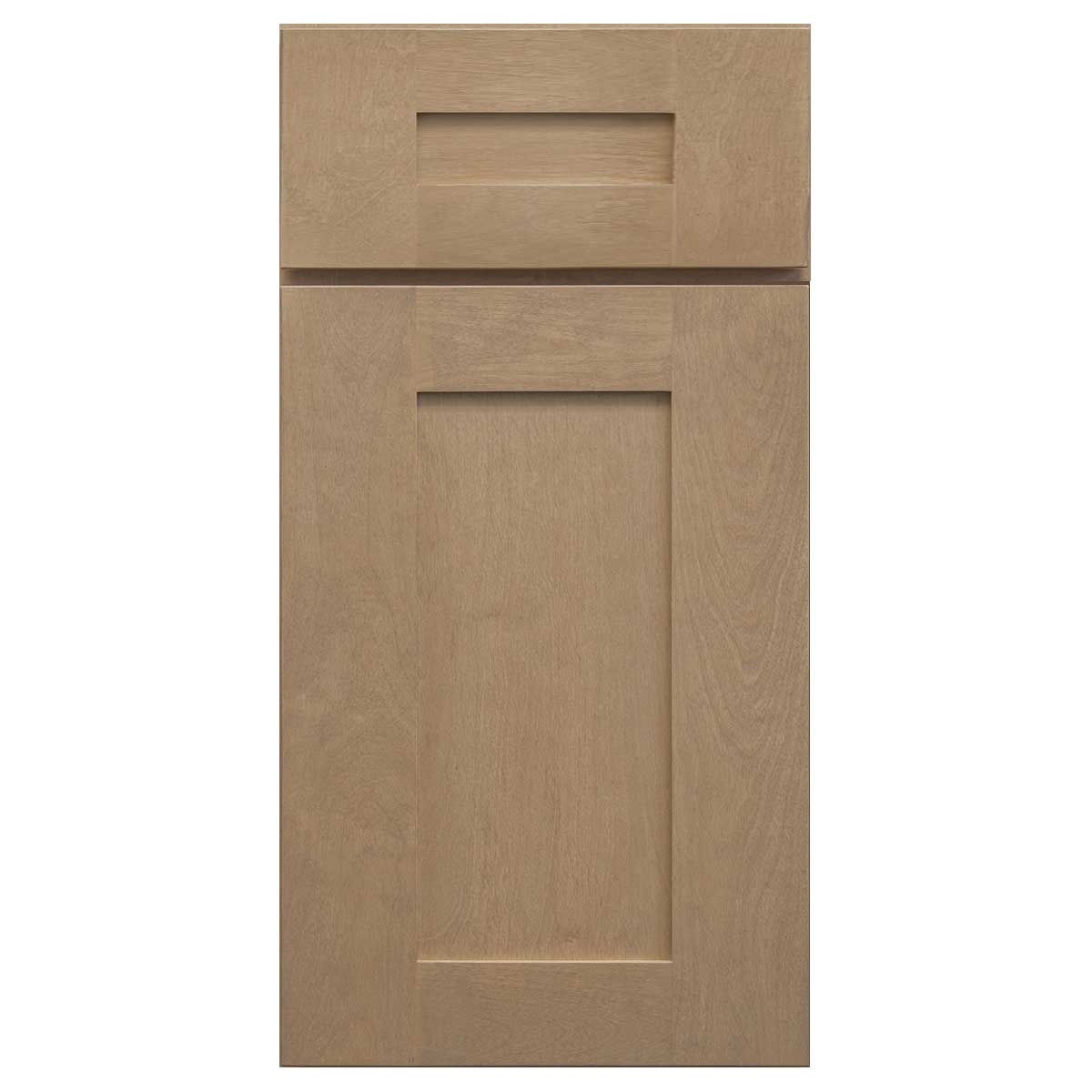 Diagonal Corner Kitchen Cabinet DC2742 Shaker Toffee LessCare 27 in. width 42 in. height 15 in. depth