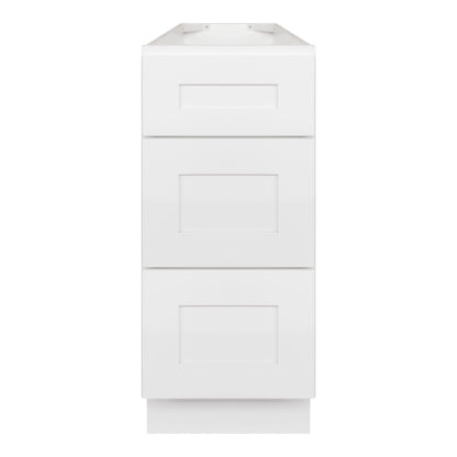 Vanity Drawer Base Cabinet VDB1221345 Alpina White LessCare 12 in. width 34.5 in. height 21 in. depth