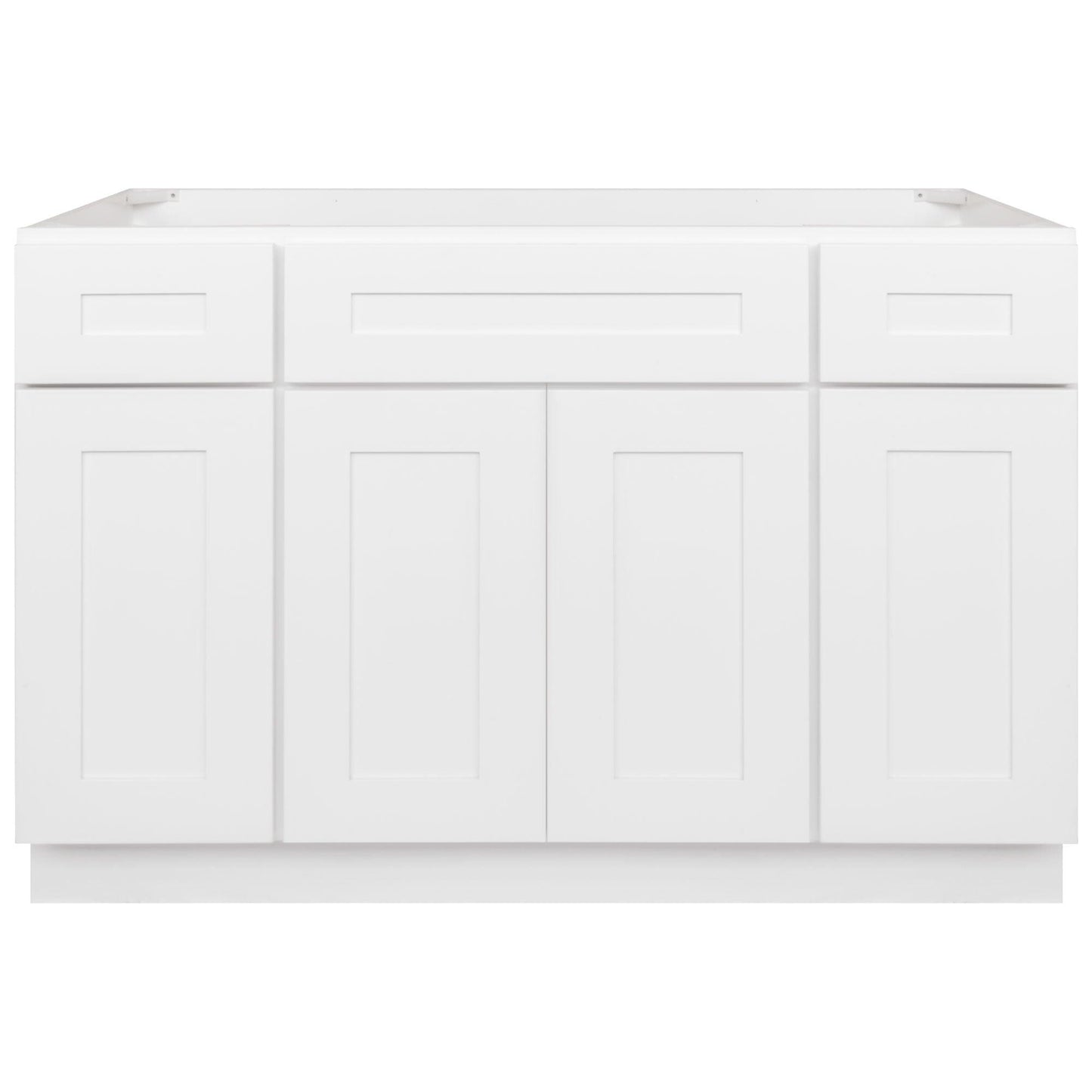 48 W x 21 D x 34.5 H Vanity Sink Base Cabinet - Alpina White