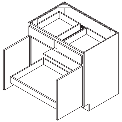 33"W Rollout Cabinetry Drawer Upgrade