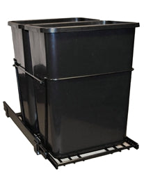 Pull-Out Double Trash Can Upgrade for B18 and B21 Base Kitchen Cabinets